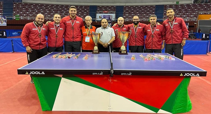 منتخب الرجال لتنس الطاولة يتوج ببطولة إفريقيا بعد الفوز على الجزائر
