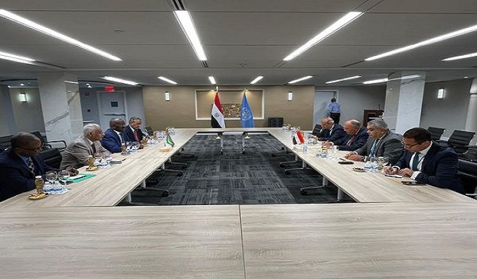 بالصور.. وزير الخارجية يلتقي نظيره الموريتاني بنيويورك