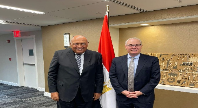 شكري يبحث مستجدات الأزمة اليمنية مع المبعوث الأمريكي لليمن
