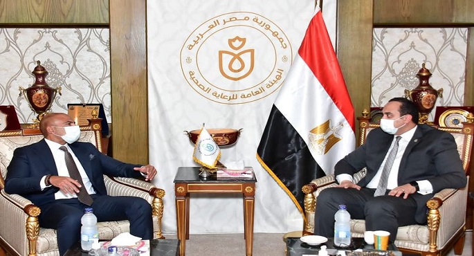 رئيس هيئة الرعاية الصحية يبحث التعاون مع رئيس شركة أسترازينيكا مصر لدعم جهود الدولة في مشروع التأمين الصحي الشامل