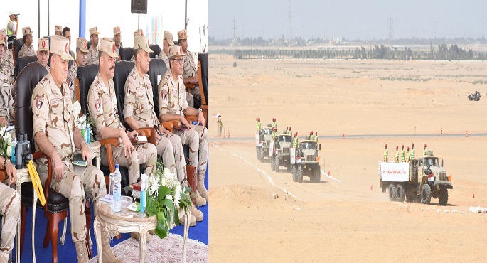 بالصور .. الفريق أسامة عسكر رئيس أركان حرب القوات المسلحة يشهد بياناً عملياً لإحدى الأنشطة الخاصة بإدارة الوقود