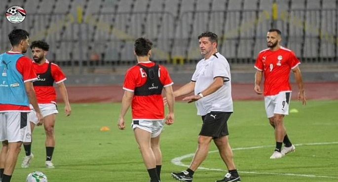 منتخب مصر يختتم تدريباته اليوم بالمغرب استعداداً لمواجهة غينيا