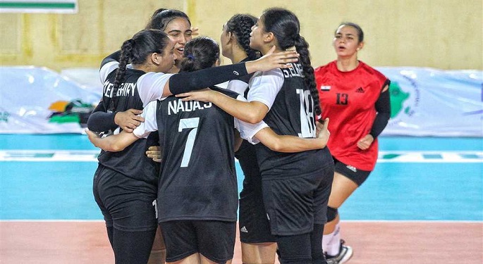 منتخب ناشئات الطائرة يتوج بلقب بطولة أفريقيا على حساب الكاميرون