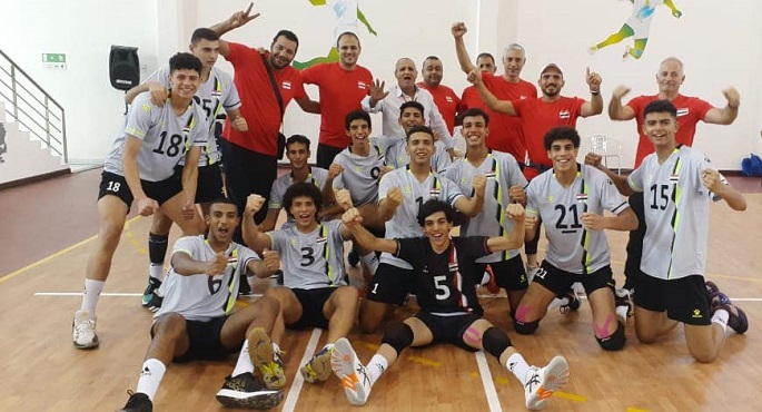 منتخب ناشئي الطائرة يواجه المغرب فى بطولة أفريقيا