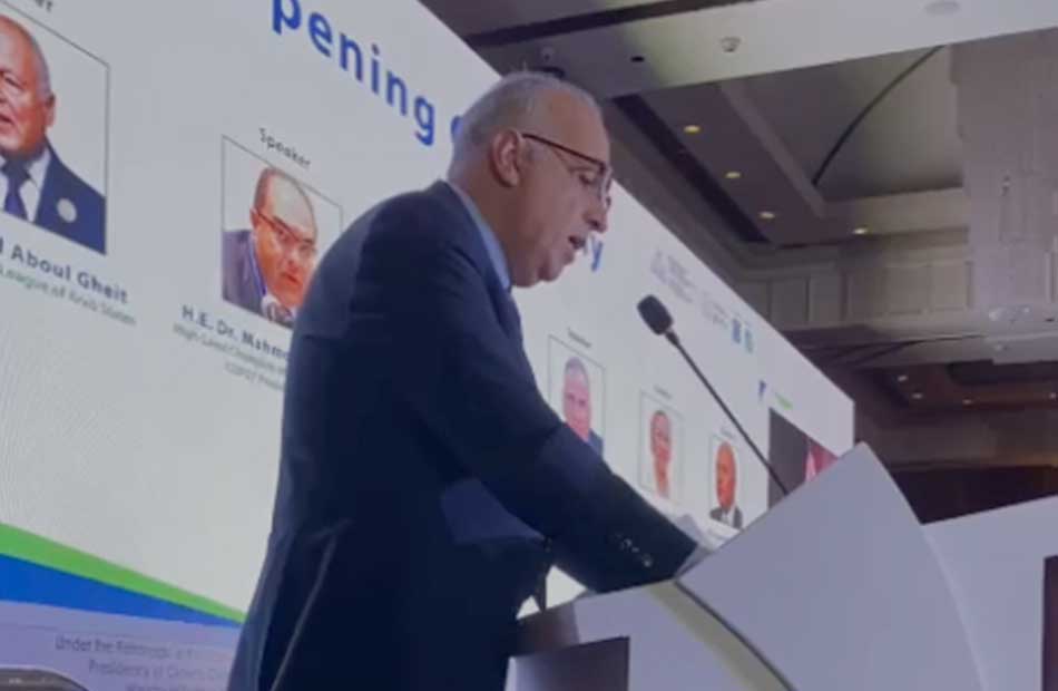 وزير الري : مصر ستكون من أكثر دول العالم تأثرا بالتغيرات المناخية