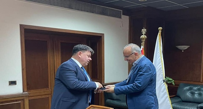 بالصور.. وزير الرى يلتقى أمين عام المنظمة العالمية للأرصاد الجوية