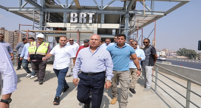 بالصور.. وزير النقل يتابع أعمال تنفيذ المرحلة الثانية من مشروع تطوير وتوسعة الطريق الدائري