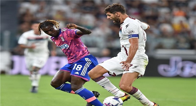 يوفنتوس يتعادل مع ساليرينتانا في الدوري الإيطالي