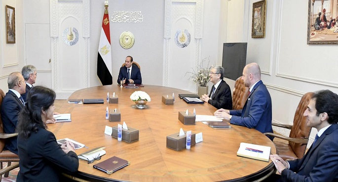 بالصور.. السيسي يبحث التعاون المشترك مع “سيمنز” العالمية في مشروعات الطاقة الخضراء