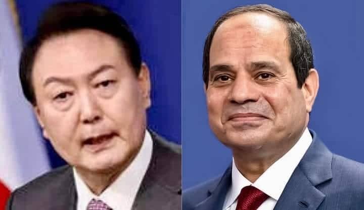 الرئيس السيسي يؤكد اعتزاز مصر بالعلاقات الوثيقة الممتدة التي تربطها بكوريا الجنوبية