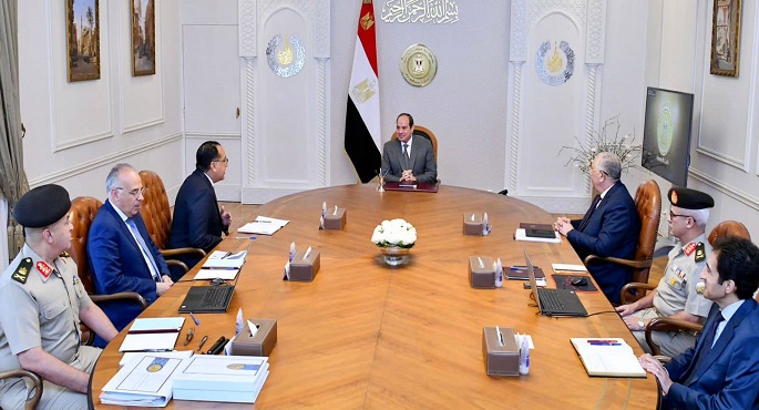 الرئيس السيسي يوجه باستمرار جهود حوكمة استخدام مياه النيل على مستوى الجمهورية