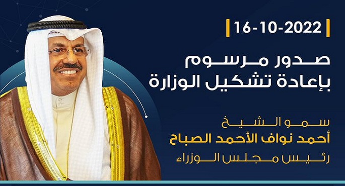 صدور مرسوم بإعادة تشكيل الحكومة الكويتية