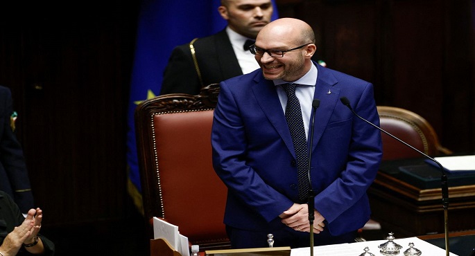 انتخاب لورينزو فونتانا رئيسا لمجلس النواب الإيطالي