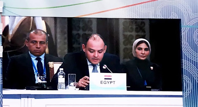 وزير التجارة يلقي كلمة مصر أمام القمة السادسة لمؤتمر “سيكا” بالعاصمة الكازاخية