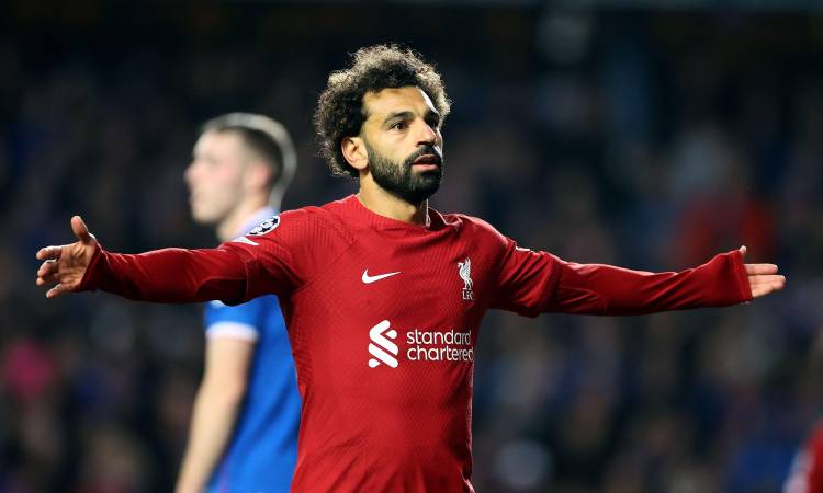 هاتريك صلاح يقود ليفربول لسحق رينجرز بسباعية في دوري الأبطال