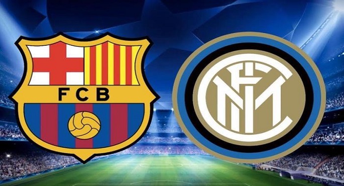 إنتر ميلان يواجه برشلونة فى قمة نارية بدوري الأبطال