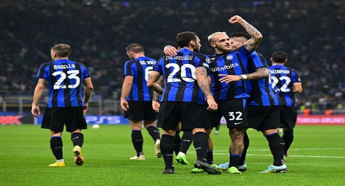 إنتر ميلان يبلغ دور الـ16 بأبطال أوروبا بفوزه على فيكتوريا 4-0.. وبرشلونة إلى الدوري الأوروبي
