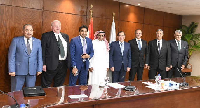 بالصور.. مباحثات مشتركة مع مجموعة الخريف السعودية لزيادة التعاون في انشطة صناعة البترول المصرية