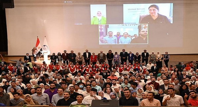 بالصور.. وزيرة التضامن الاجتماعي تدشن من مكتبة الإسكندرية برنامج المتطوعين المشاركين في تنظيم مؤتمر قمة المناخ