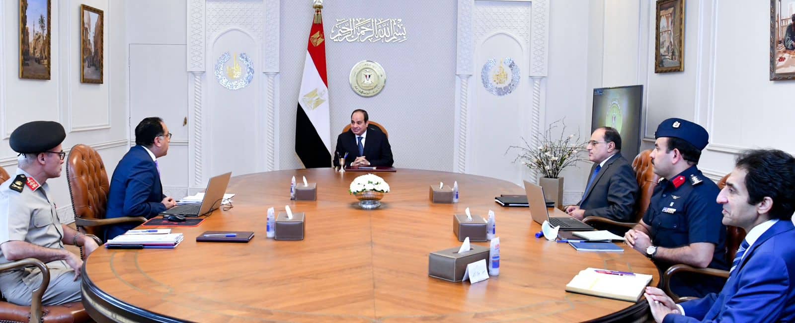 الرئيس السيسي يتابع تطورات الموقف التنفيذي للمشروع القومي للإنتاج الزراعي “مستقبل مصر”