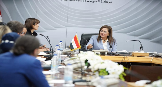 بالصور.. وزيرة التخطيط والتنمية الاقتصادية تلتقي المديرة الإقليمية للتنمية البشرية بالبنك الدولي