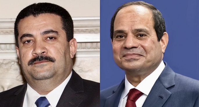 الرئيس السيسي يهنئ محمد شياع السوداني على نيل ثقة البرلمان وتشكيل الحكومة العراقية