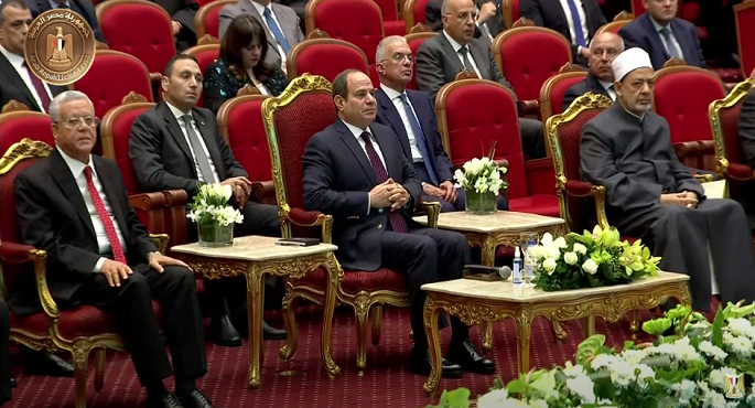 الرئيس السيسي يشهد الاحتفال بذكرى المولد النبوي الشريف