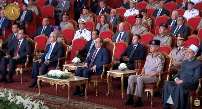 بالفيديو.. الرئيس السيسي يشهد الندوة التثقيفية الـ36 للقوات المسلحة بمناسبة ذكرى انتصارات أكتوبر