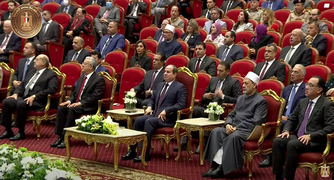 الرئيس السيسي يشهد الاحتفال بذكرى المولد النبوي الشريف