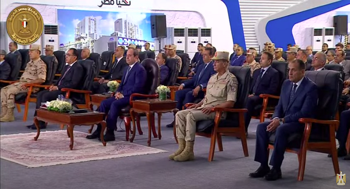 الرئيس السيسي يفتتح مجمع مصانع الرمال السوداء بمدينة البرلس