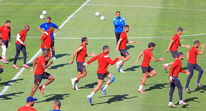 الأهلي يخوض مرانه الختامي استعدادا لمواجهة الاتحاد المنستيري غدا في دوري أبطال إفريقيا