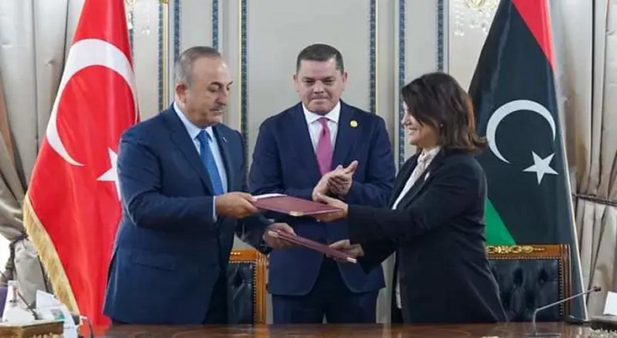 حكومة الدبيبة توقع اتفاقيات جديدة مع تركيا.. ورئيس البرلمان الليبي: مرفوضة وغير قانونية