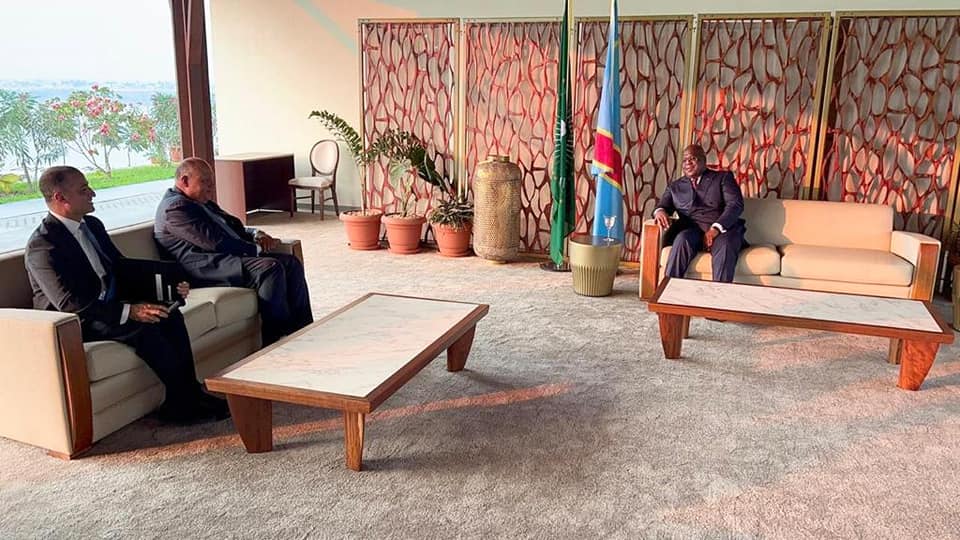 وزير الخارجية يلتقي رئيس جمهورية الكونغو الديمقراطية خلال زيارته إلى العاصمة كينشاسا
