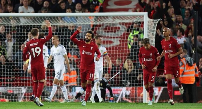 ليفربول يتلقى هزيمة مفاجئة أمام ليدز يونايتد في الدوري الإنجليزي