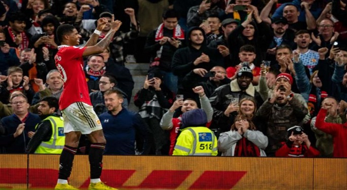 مانشستر يونايتد يفوز على وست هام بالدوري الإنجليزي