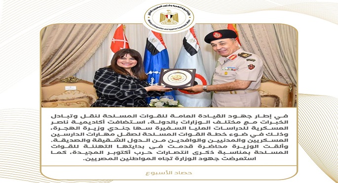 بالصور.. وزارة الهجرة تنشر حصاد نشاطها الأسبوعي خلال الفترة من 15 إلى 20 أكتوبر