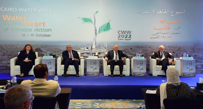 بالصور.. وزير الري: الترابط بين المياه والطاقة والغذاء ضرورة لتحقيق الأمن الغذائي