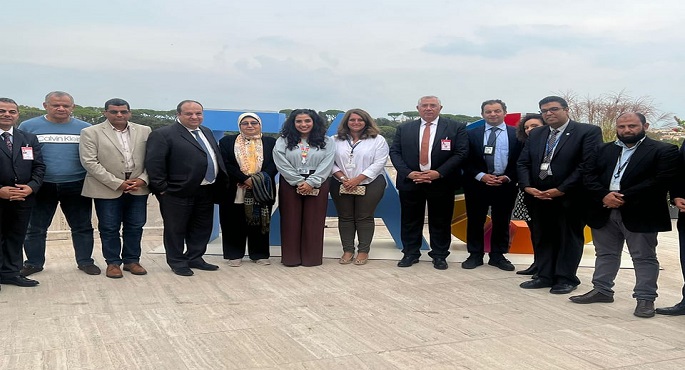 وزير الزراعة يلتقي المصريين العاملين في منظمة الأغذية والزراعة “الفاو” في روما