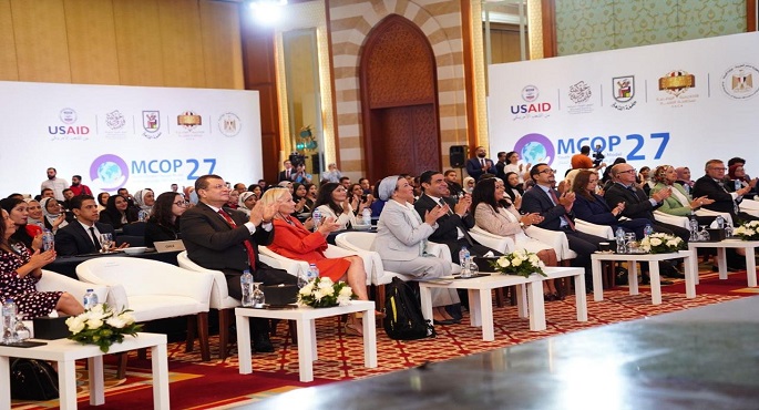 بالصور .. وزيرة البيئة: “كوب 27 و28” يستكملان الدور الريادي لمصر والإمارات في التنمية المستدامة