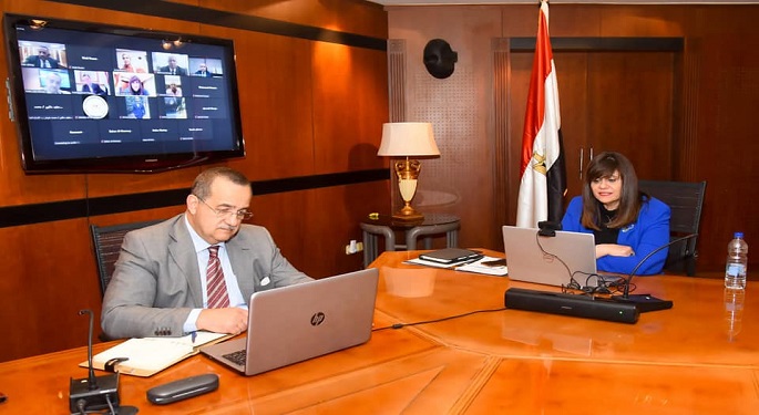 وزيرة الهجرة تلتقي بعدد من أبناء الجالية المصرية بجنوب إفريقيا وكينيا وليسوتو