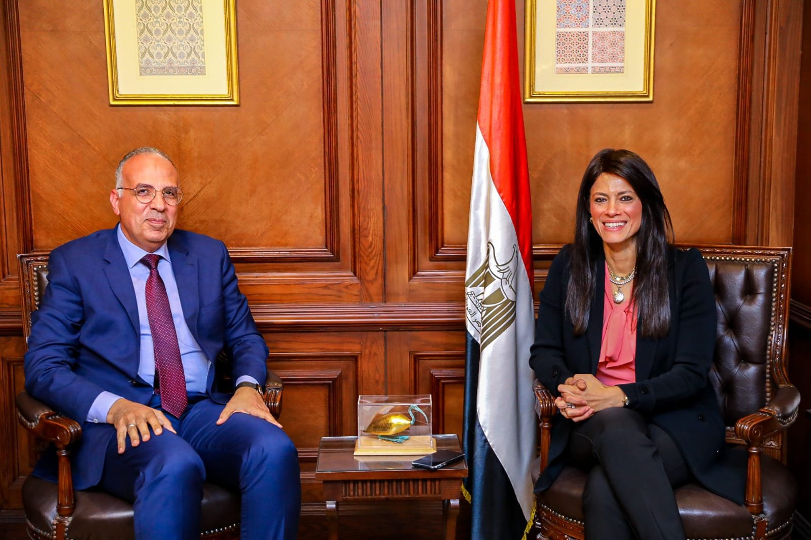 وزيرا التعاون الدولي والرى يناقشان موقف مشروعات الأمن المائي والغذائي ضمن برنامج “نُوَفِّي”