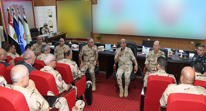 بالفيديو والصور .. وزير الدفاع يشهد المرحلة الرئيسية لمشروع مراكز القيادة التعبوي صمود – 2