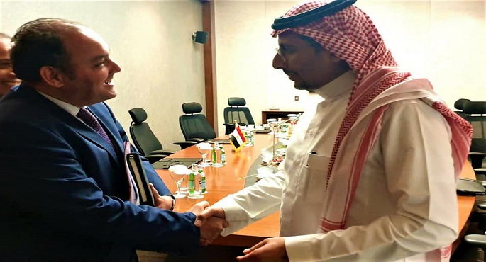 بالصور.. وزير التجارة والصناعة يبحث مع نظيره السعودي سبل تنمية العلاقات الصناعية والاستثمارية بين البلدين