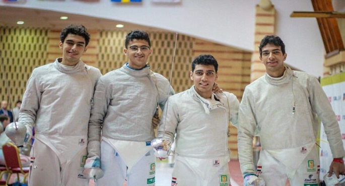منتخب مصر للشباب يتوج بذهبية كأس العالم لسلاح السيف بتونس