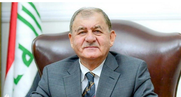 الرئيس العراقي يؤكد على ضرورة تحقيق العدالة ورفع المظالم عن العراقيين