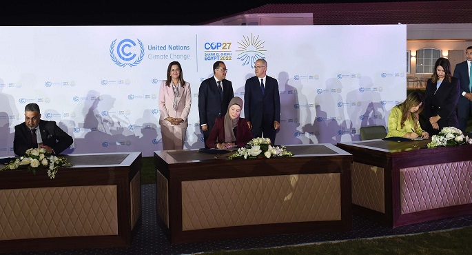 بالصور.. على هامش (COP27).. رئيس الوزراء يشهد توقيع مذكرة تفاهم بشأن إنشاء مجلس الأعمال المصري للاستدامة
