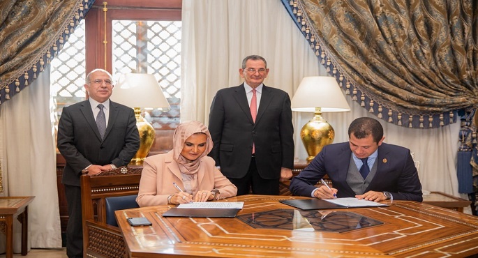 بالصور.. صندوق تحيا مصر يوقع برتوكول تعاون مع بيت الزكاة والصدقات المصري لتنفيذ مشروعات التنمية المستدامة