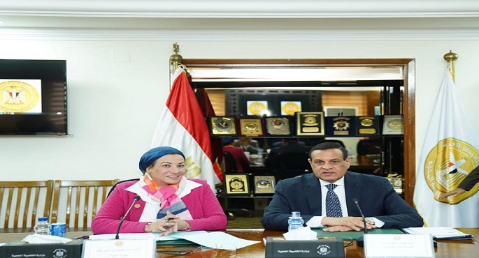 وزيرا التنمية المحلية والبيئة يناقشان آخر مستجدات المبادرة الرئاسية لزراعة 100 مليون شجرة