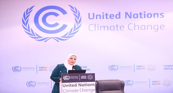 بالصور.. وزيرة التضامن الاجتماعي تسلط الضوء على أهمية مشاركة المجتمع المدني في مجابهة تغير المناخ