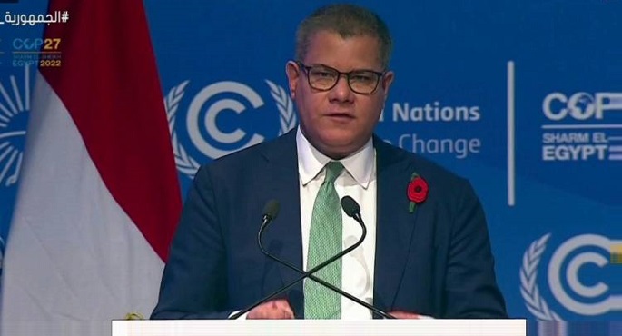 رئيس COP 26 يشيد بجهود مصر الكبيرة في استضافة مؤتمر COP 27